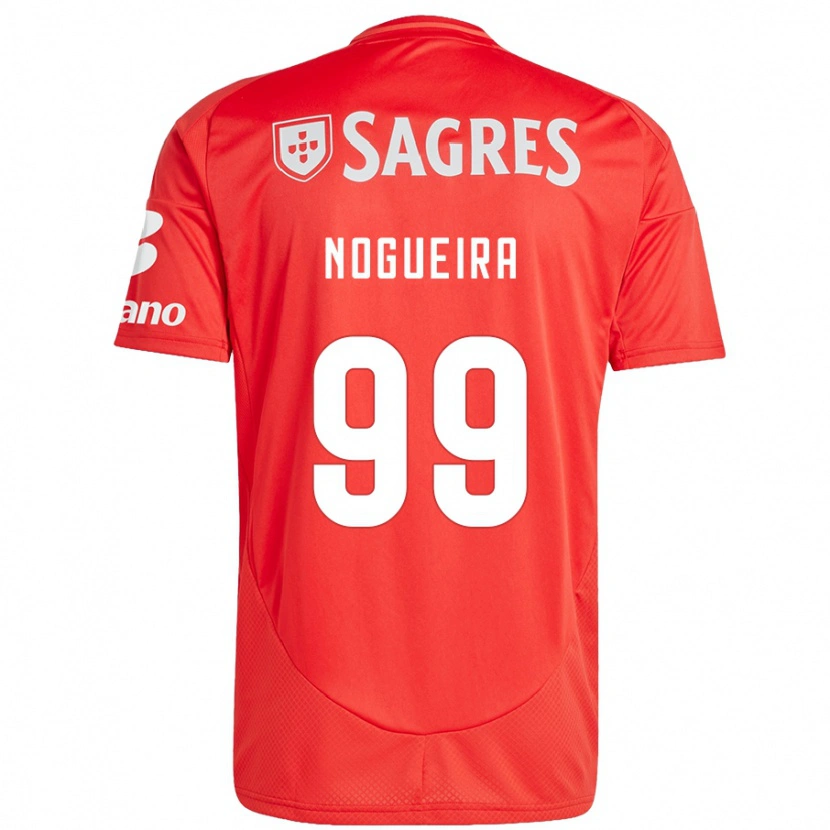 Danxen Mujer Camiseta Beatriz Nogueira #99 Rojo Blanco 1ª Equipación 2024/25 La Camisa México