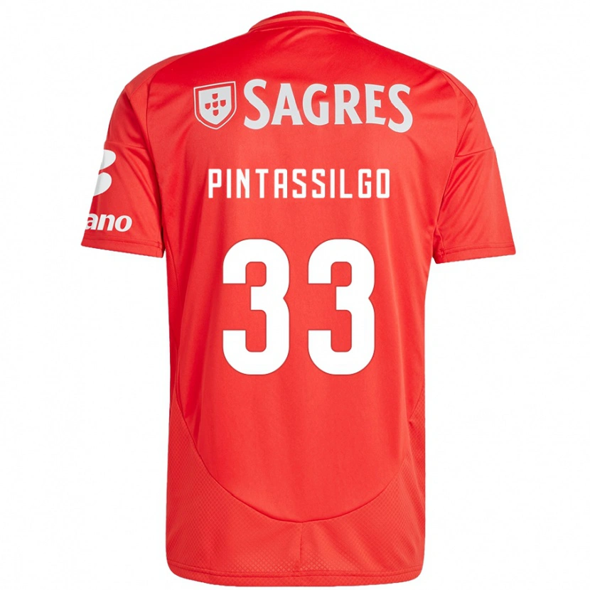 Danxen Mujer Camiseta Lara Pintassilgo #33 Rojo Blanco 1ª Equipación 2024/25 La Camisa México