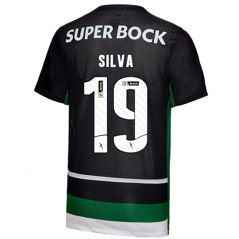 Danxen Mujer Camiseta Diana Silva #19 Negro Blanco Verde 1ª Equipación 2024/25 La Camisa México