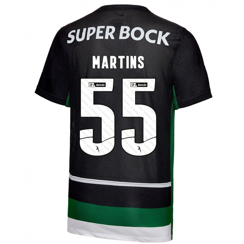 Danxen Mujer Camiseta Carolina Martins #55 Negro Blanco Verde 1ª Equipación 2024/25 La Camisa México