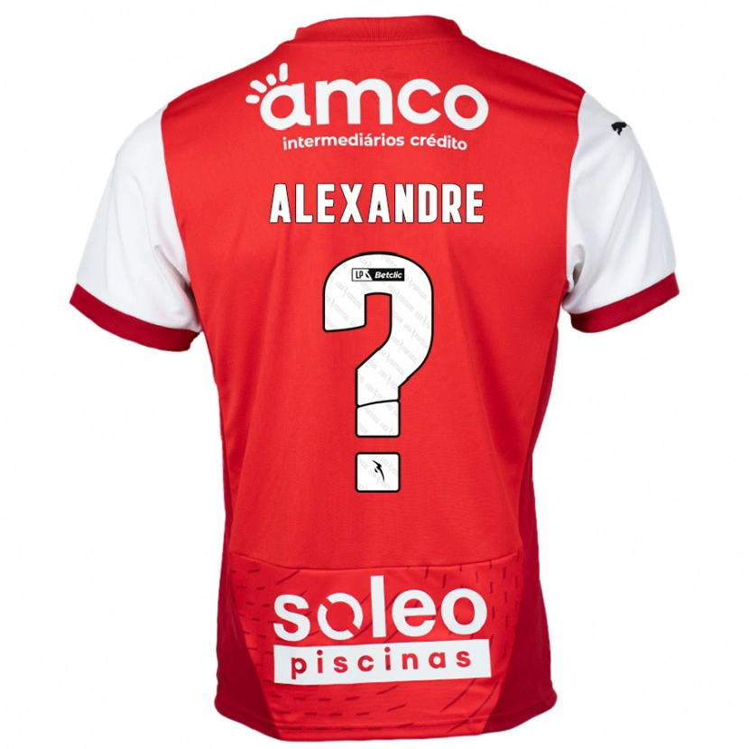 Danxen Mujer Camiseta Daniel Alexandre #0 Rojo Blanco 1ª Equipación 2024/25 La Camisa México
