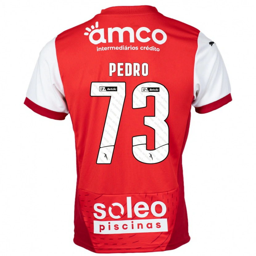 Danxen Mujer Camiseta Zé Pedro #73 Rojo Blanco 1ª Equipación 2024/25 La Camisa México