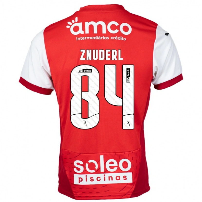 Danxen Mujer Camiseta Tai Znuderl #84 Rojo Blanco 1ª Equipación 2024/25 La Camisa México