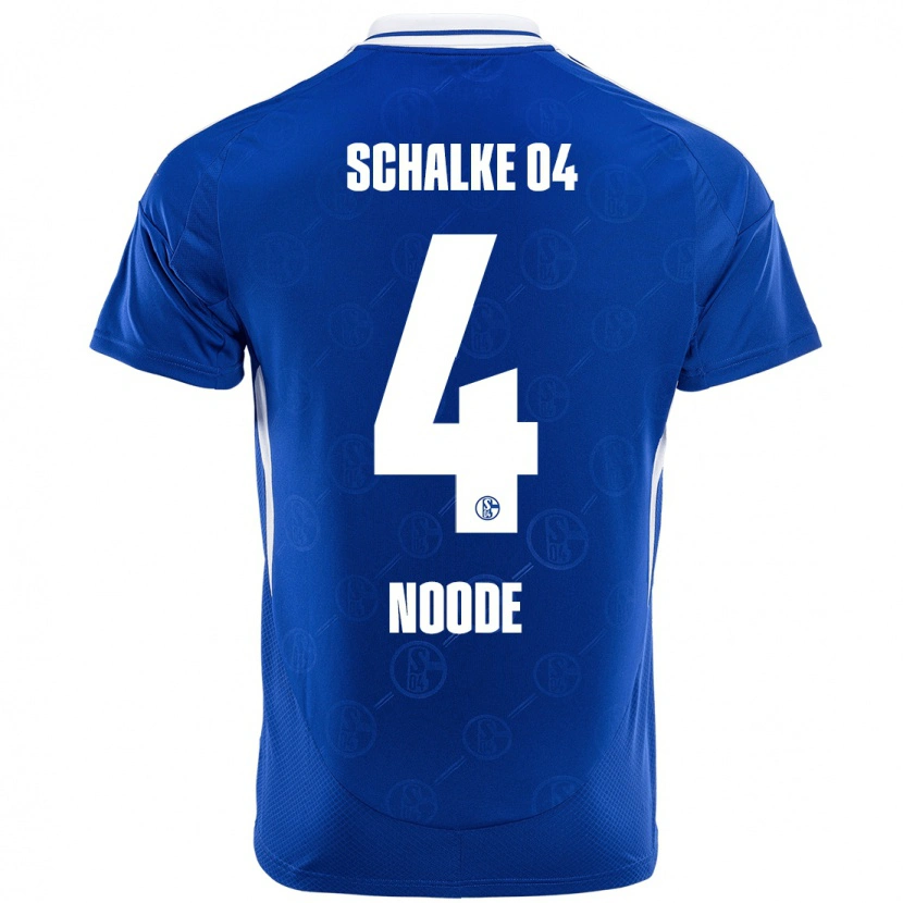 Danxen Mujer Camiseta Steve Noode #4 Azul Real 1ª Equipación 2024/25 La Camisa México
