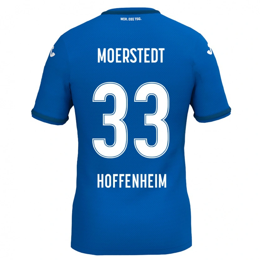 Danxen Mujer Camiseta Max Moerstedt #33 Azul Real 1ª Equipación 2024/25 La Camisa México