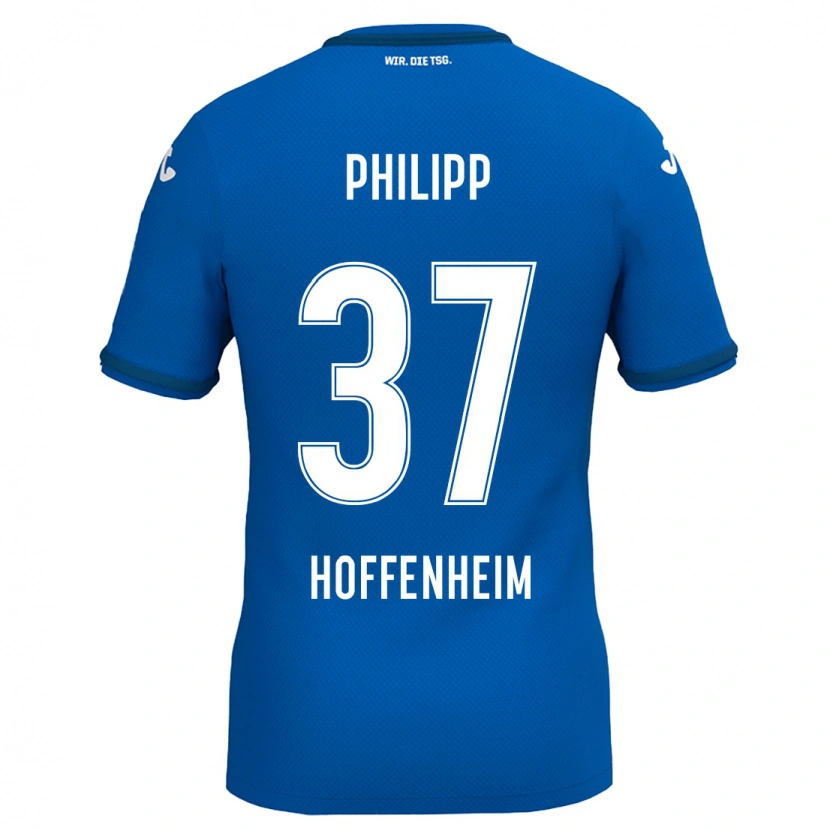 Danxen Mujer Camiseta Luca Philipp #37 Azul Real 1ª Equipación 2024/25 La Camisa México