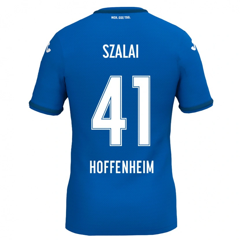 Danxen Mujer Camiseta Attila Szalai #41 Azul Real 1ª Equipación 2024/25 La Camisa México