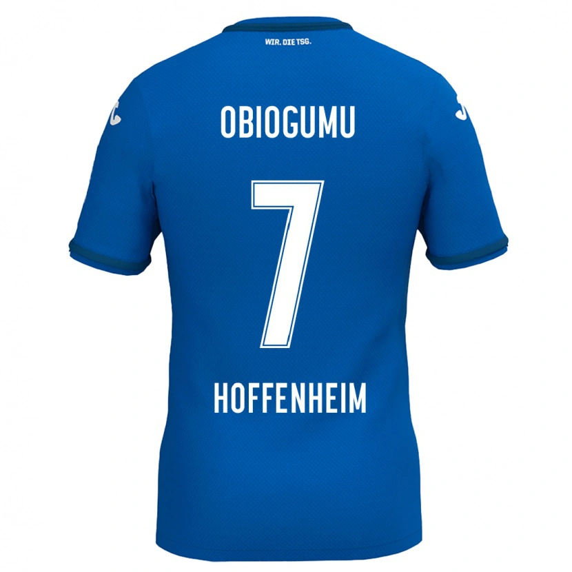 Danxen Mujer Camiseta Uche Obiogumu #7 Azul Real 1ª Equipación 2024/25 La Camisa México