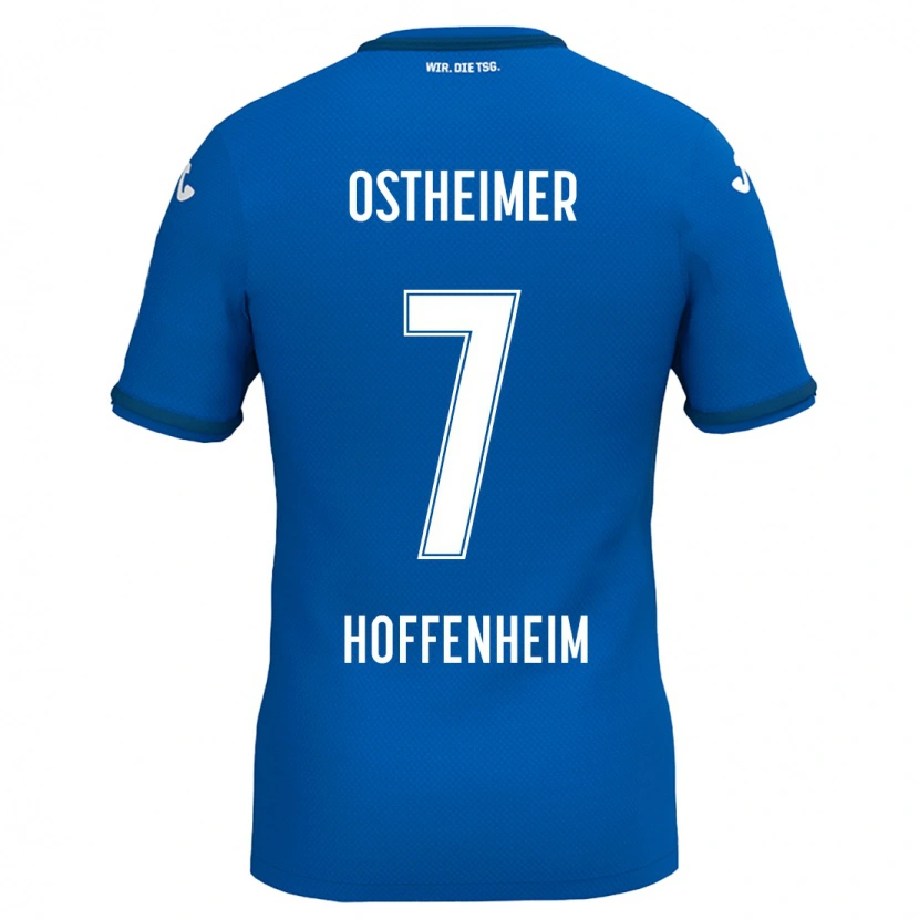 Danxen Mujer Camiseta Nevio Ostheimer #7 Azul Real 1ª Equipación 2024/25 La Camisa México