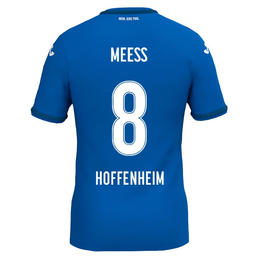 Danxen Mujer Camiseta Jakob Meeß #8 Azul Real 1ª Equipación 2024/25 La Camisa México