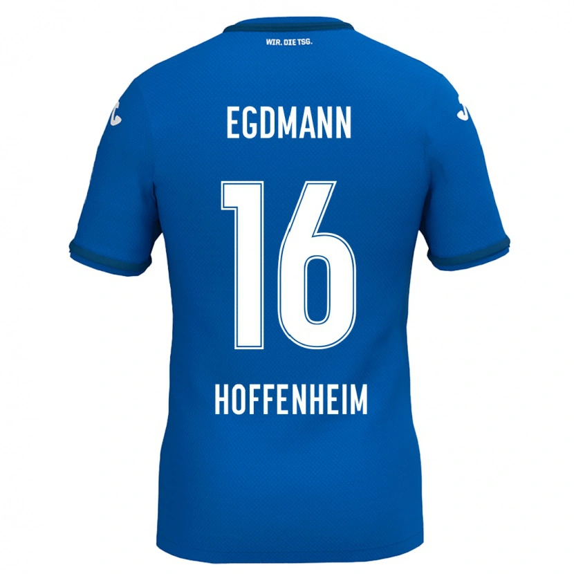 Danxen Mujer Camiseta Mika Egdmann #16 Azul Real 1ª Equipación 2024/25 La Camisa México