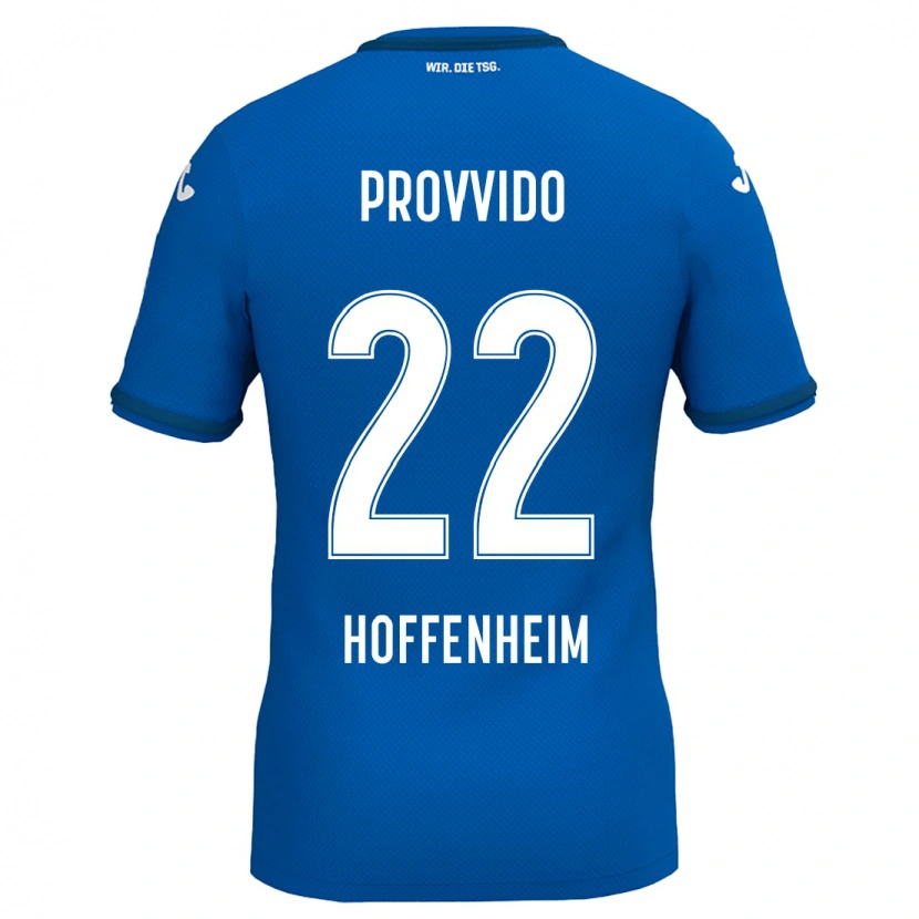 Danxen Mujer Camiseta Luca Provvido #22 Azul Real 1ª Equipación 2024/25 La Camisa México