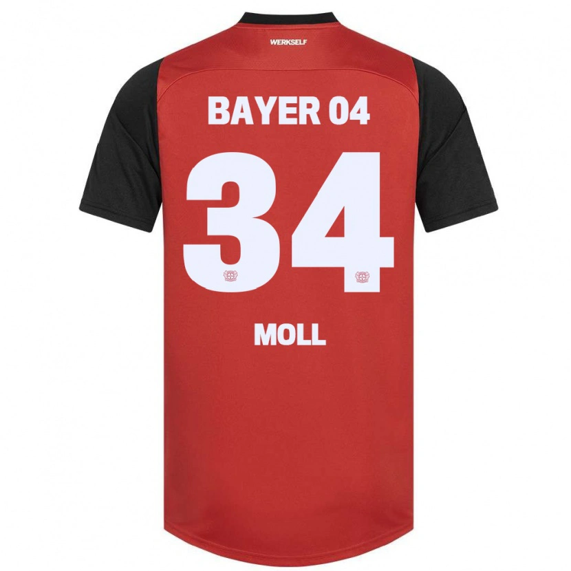 Danxen Mujer Camiseta Anne Moll #34 Rojo Negro 1ª Equipación 2024/25 La Camisa México