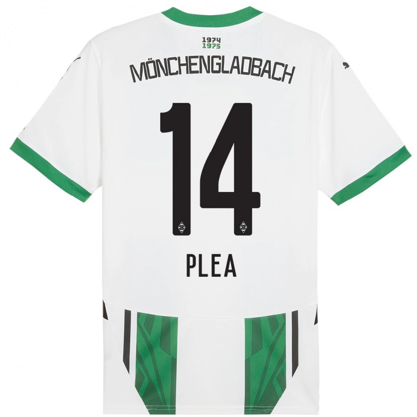 Danxen Mujer Camiseta Alassane Plea #14 Blanco Verde 1ª Equipación 2024/25 La Camisa México