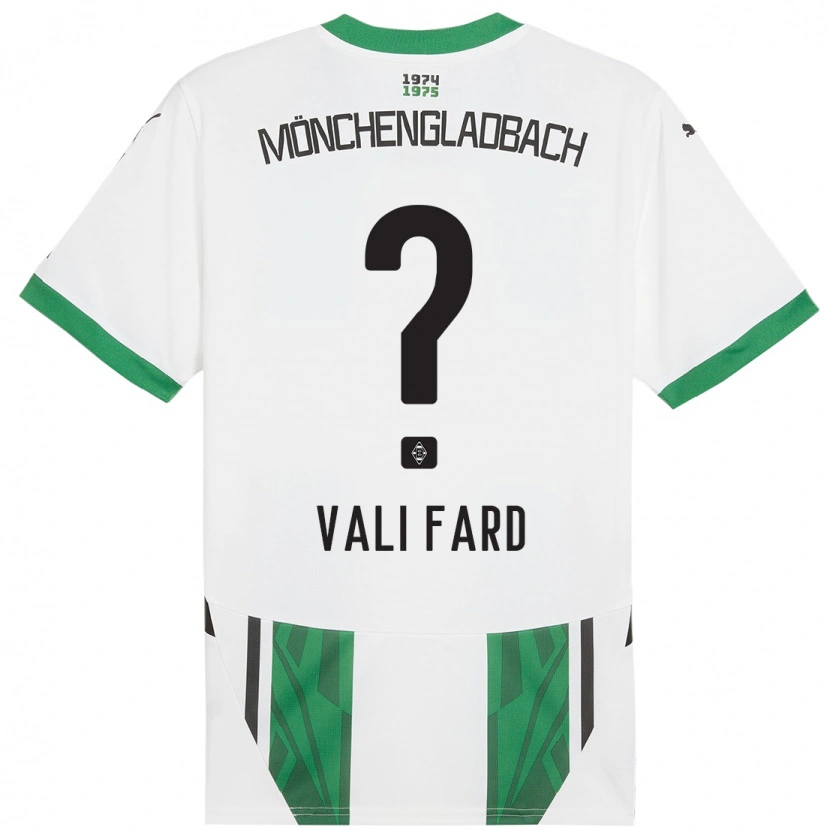 Danxen Mujer Camiseta Elias Vali Fard #0 Blanco Verde 1ª Equipación 2024/25 La Camisa México