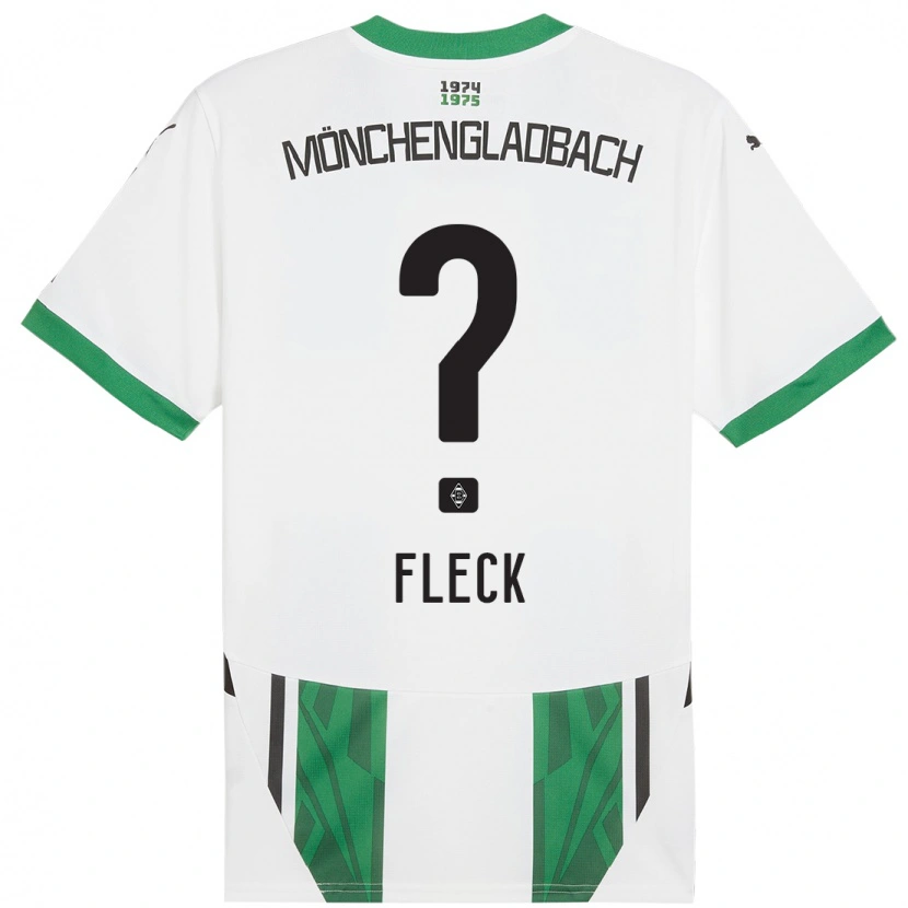 Danxen Mujer Camiseta Fritz Fleck #0 Blanco Verde 1ª Equipación 2024/25 La Camisa México