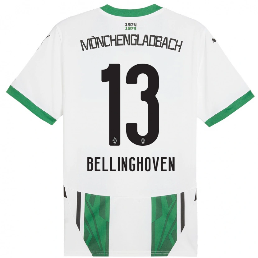 Danxen Mujer Camiseta Christina Bellinghoven #13 Blanco Verde 1ª Equipación 2024/25 La Camisa México
