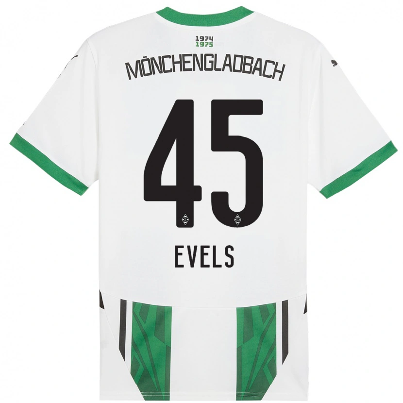 Danxen Mujer Camiseta Emily Evels #45 Blanco Verde 1ª Equipación 2024/25 La Camisa México