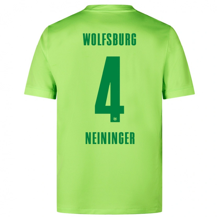 Danxen Mujer Camiseta Till Neininger #4 Verde Fluorescente 1ª Equipación 2024/25 La Camisa México