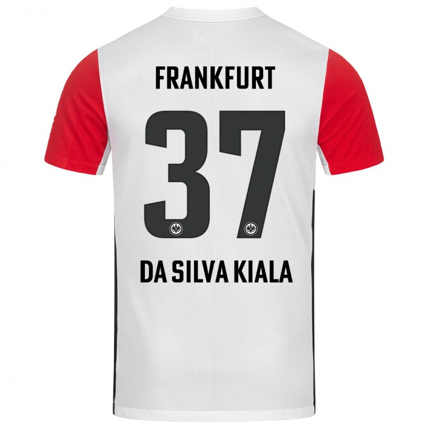 Danxen Mujer Camiseta Joel Da Silva Kiala #37 Blanco Rojo 1ª Equipación 2024/25 La Camisa México