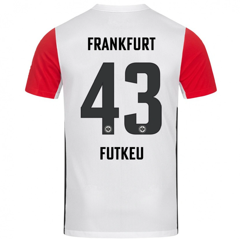 Danxen Mujer Camiseta Noel Futkeu #43 Blanco Rojo 1ª Equipación 2024/25 La Camisa México