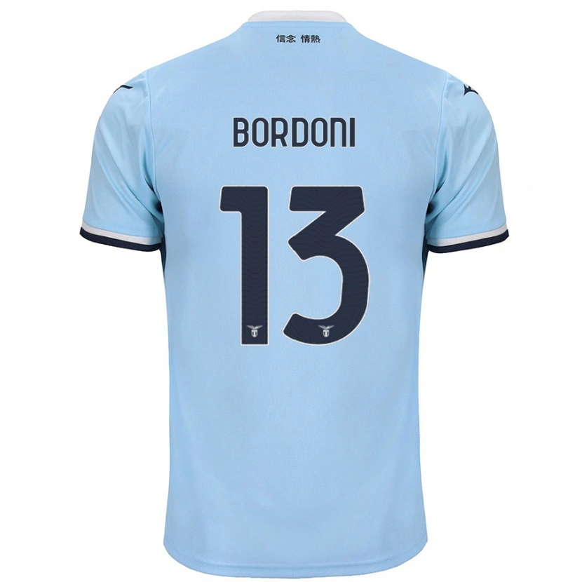 Danxen Mujer Camiseta Tommaso Bordoni #13 Azul 1ª Equipación 2024/25 La Camisa México