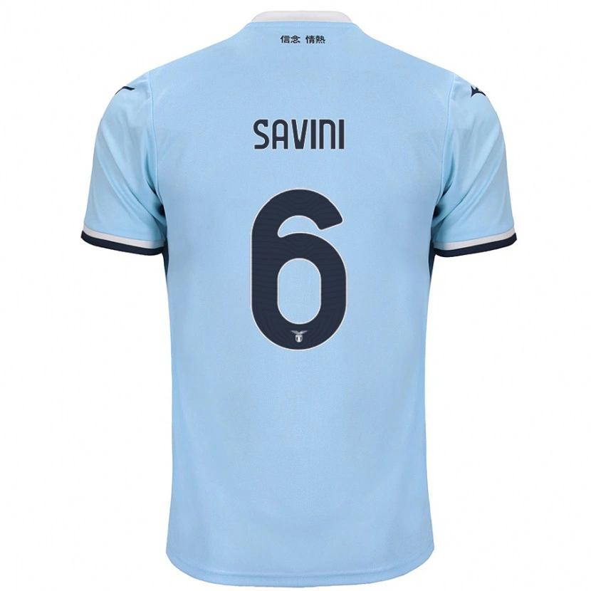 Danxen Mujer Camiseta Federica Savini #6 Azul 1ª Equipación 2024/25 La Camisa México