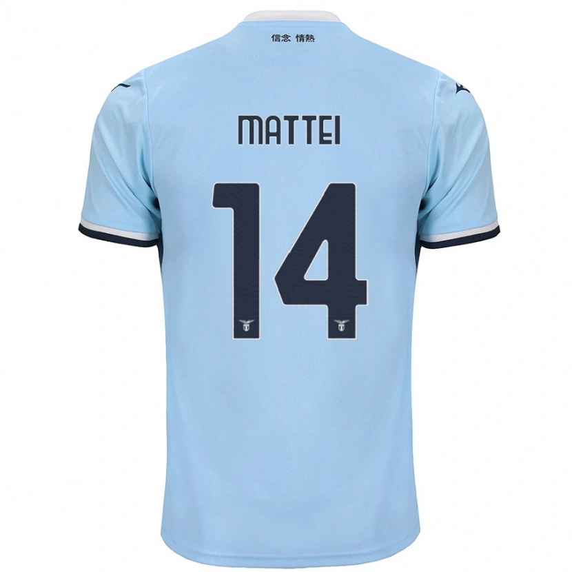 Danxen Mujer Camiseta Sarah Mattei #14 Azul 1ª Equipación 2024/25 La Camisa México
