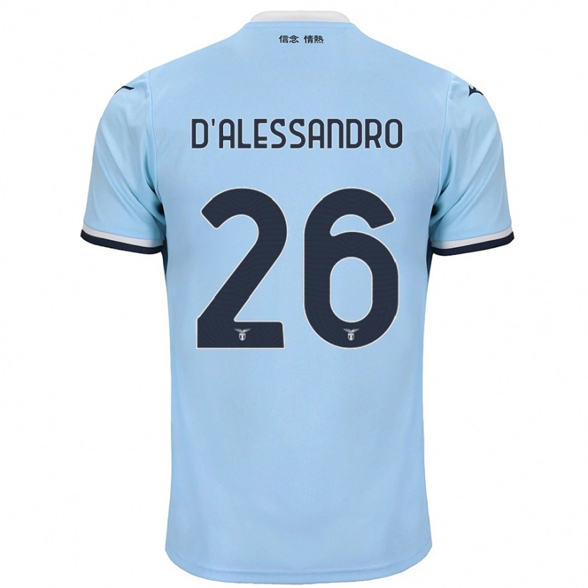 Danxen Mujer Camiseta Mattya D'alessandro #26 Azul 1ª Equipación 2024/25 La Camisa México