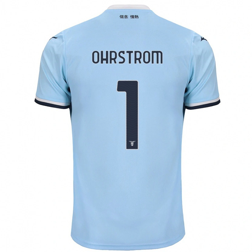 Danxen Mujer Camiseta Stephanie Ohrstrom #1 Azul 1ª Equipación 2024/25 La Camisa México