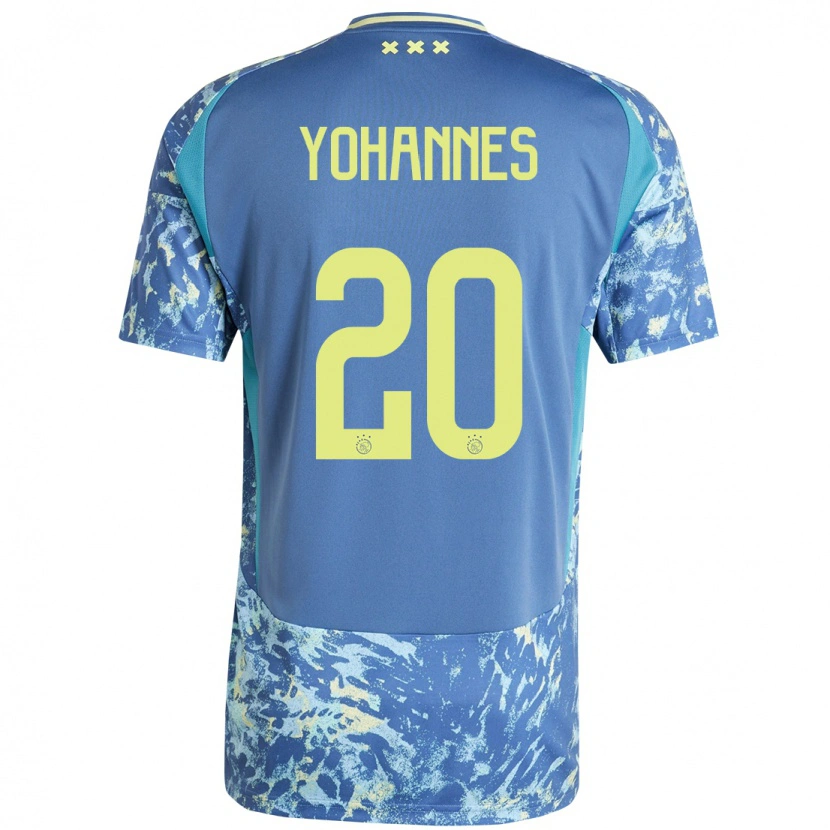 Danxen Mujer Camiseta Lily Yohannes #20 Gris Azul Amarillo 2ª Equipación 2024/25 La Camisa México