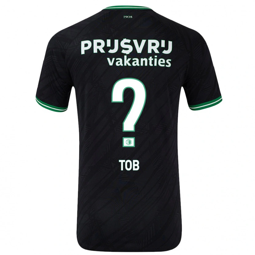Danxen Mujer Camiseta Diecquincio Tob #0 Negro Verde 2ª Equipación 2024/25 La Camisa México