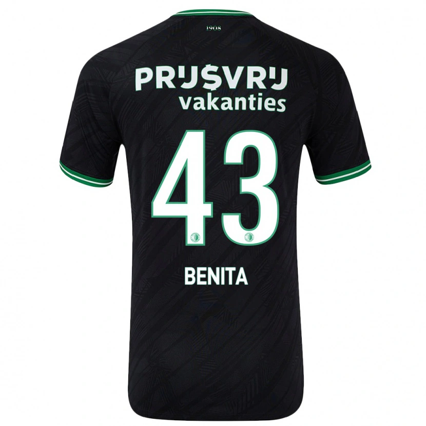 Danxen Mujer Camiseta Mimeirhel Benita #43 Negro Verde 2ª Equipación 2024/25 La Camisa México