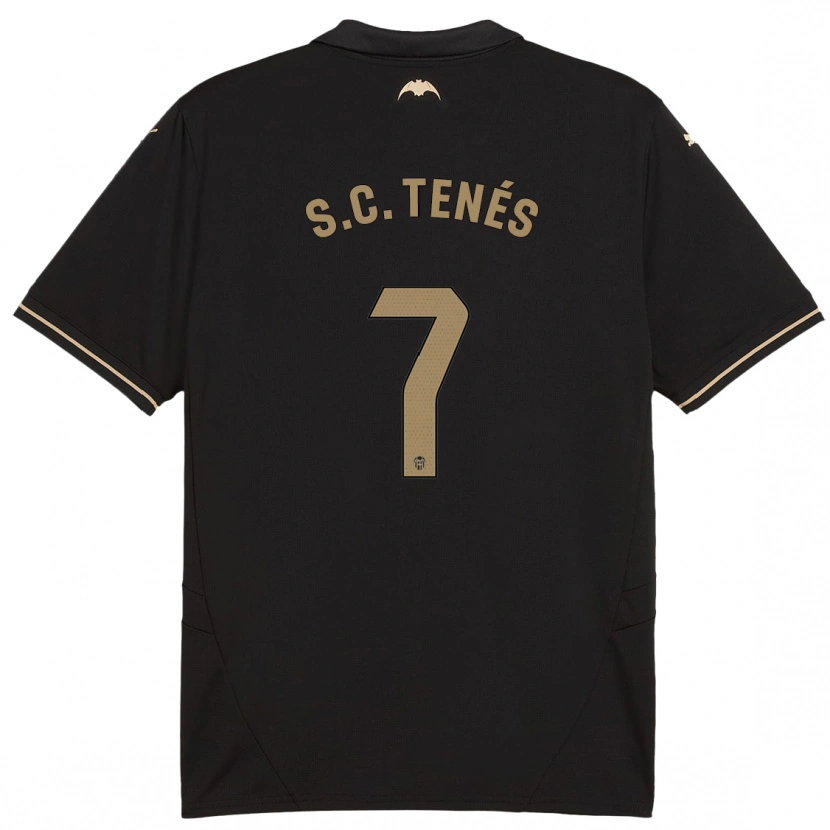 Danxen Mujer Camiseta Sergi Canós #7 Negro 2ª Equipación 2024/25 La Camisa México