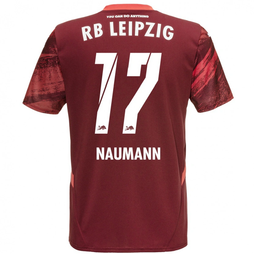 Danxen Mujer Camiseta Carlos Naumann #17 Borgoña 2ª Equipación 2024/25 La Camisa México