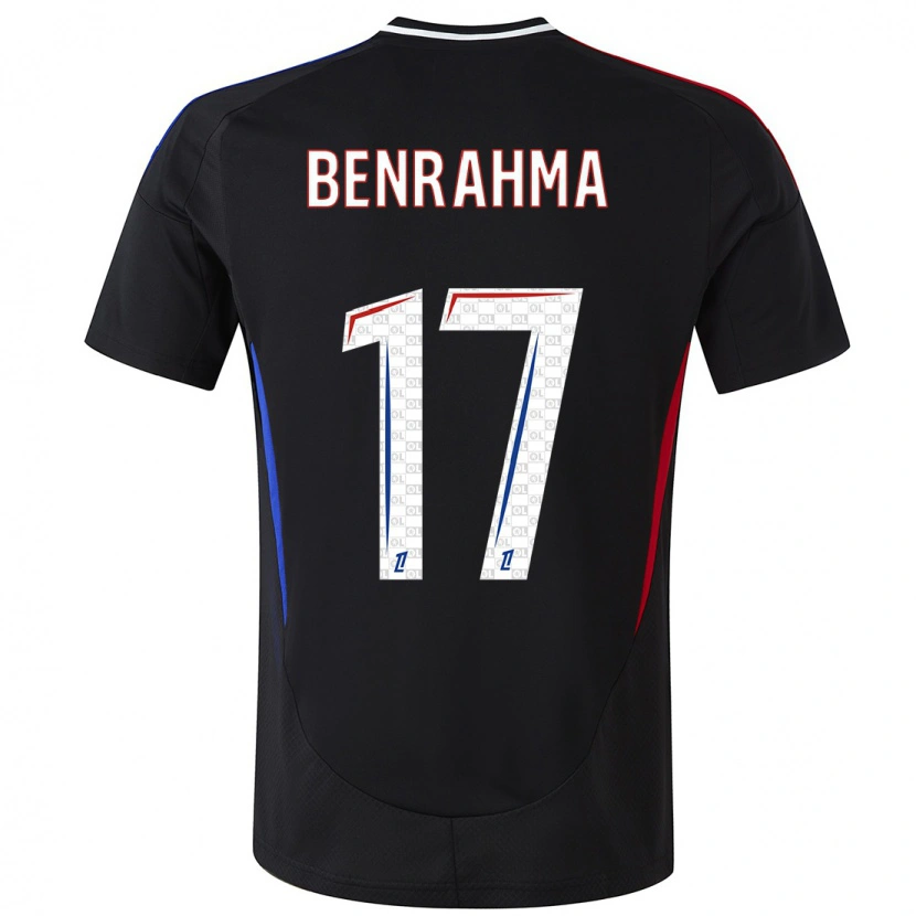 Danxen Mujer Camiseta Saïd Benrahma #17 Negro 2ª Equipación 2024/25 La Camisa México