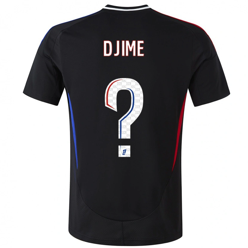 Danxen Mujer Camiseta Ahmed Djime #0 Negro 2ª Equipación 2024/25 La Camisa México