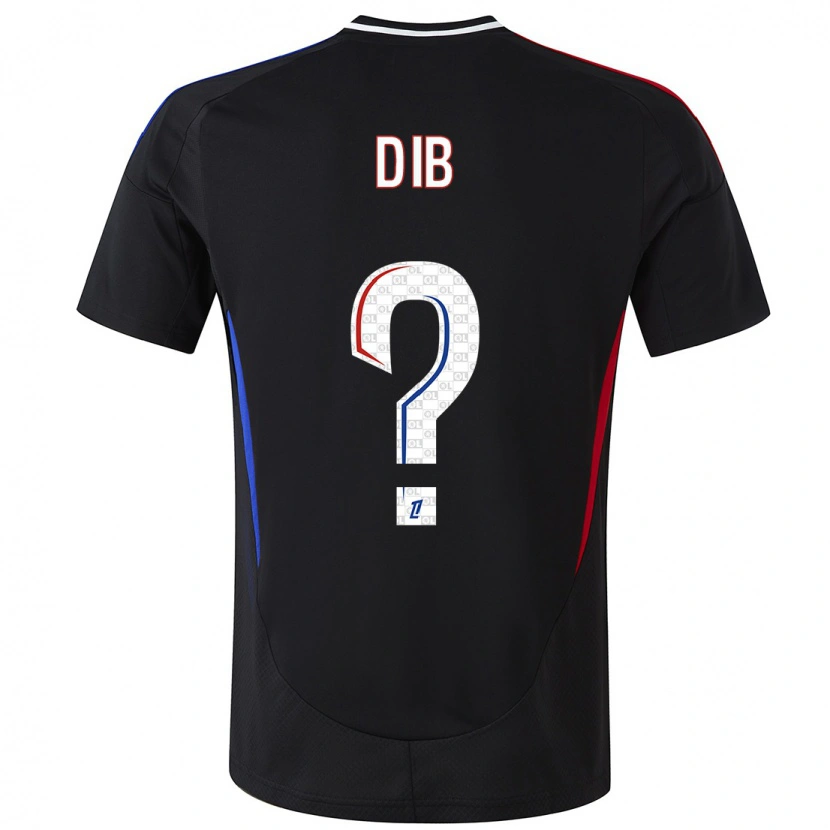 Danxen Mujer Camiseta Djibrail Dib #0 Negro 2ª Equipación 2024/25 La Camisa México