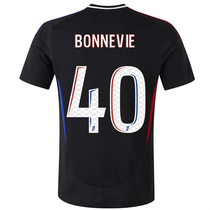Danxen Mujer Camiseta Kayne Bonnevie #40 Negro 2ª Equipación 2024/25 La Camisa México