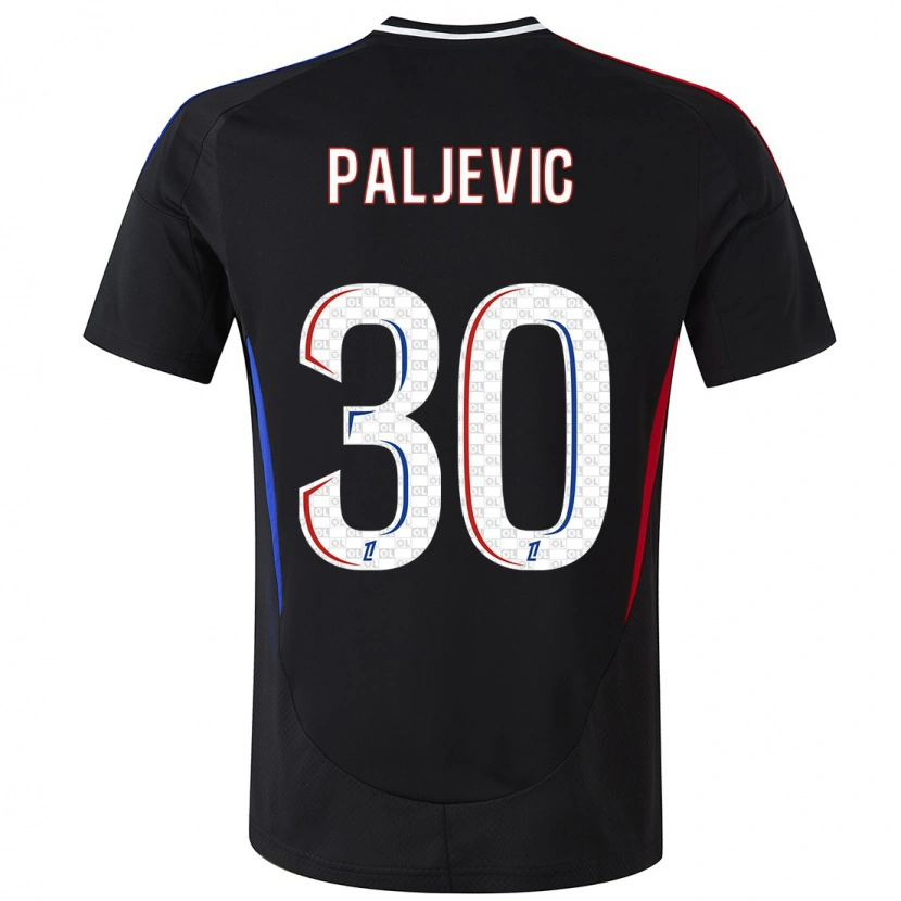 Danxen Mujer Camiseta Alyssia Paljevic #30 Negro 2ª Equipación 2024/25 La Camisa México