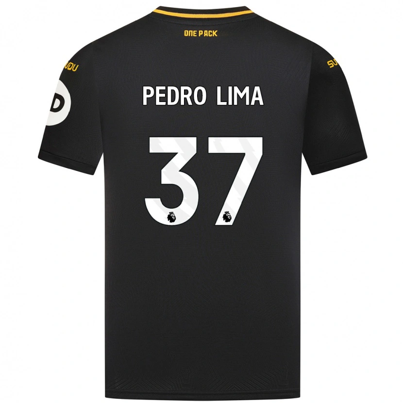 Danxen Mujer Camiseta Pedro Lima #37 Negro 2ª Equipación 2024/25 La Camisa México
