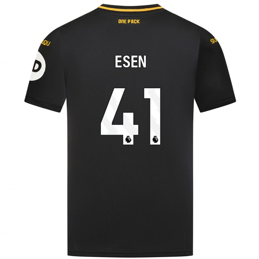 Danxen Mujer Camiseta Josh Esen #41 Negro 2ª Equipación 2024/25 La Camisa México