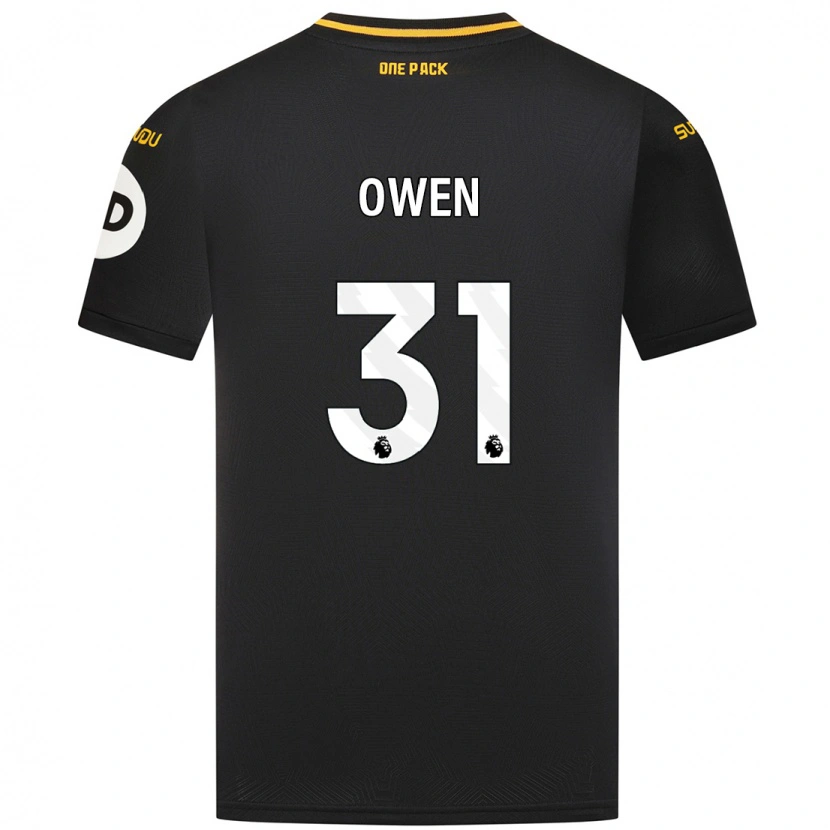 Danxen Mujer Camiseta Skye Owen #31 Negro 2ª Equipación 2024/25 La Camisa México