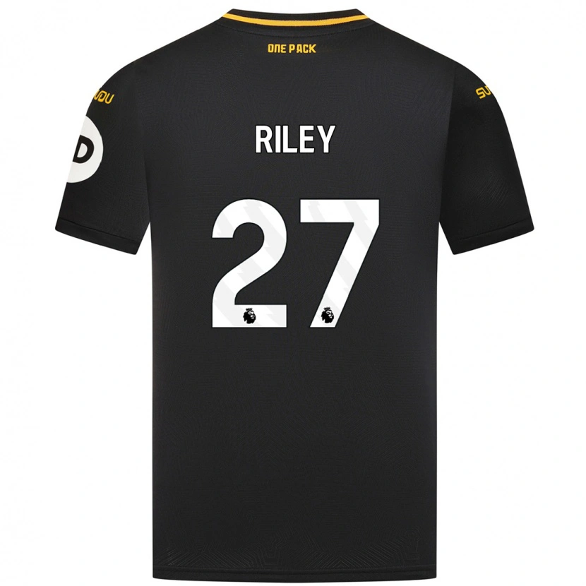 Danxen Mujer Camiseta Lauren Riley #27 Negro 2ª Equipación 2024/25 La Camisa México