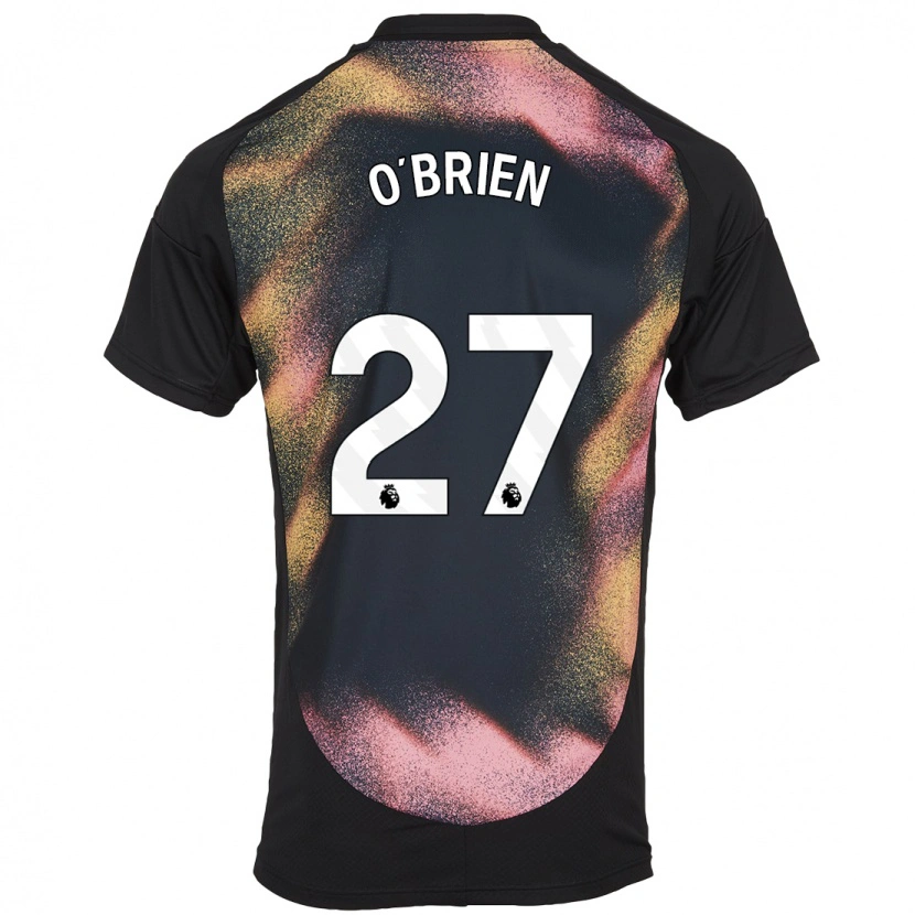 Danxen Mujer Camiseta Shannon O'brien #27 Negro Blanco 2ª Equipación 2024/25 La Camisa México