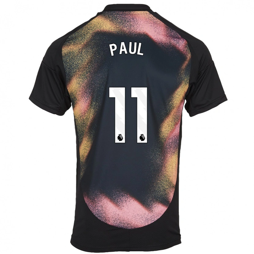 Danxen Mujer Camiseta Lachante Paul #11 Negro Blanco 2ª Equipación 2024/25 La Camisa México