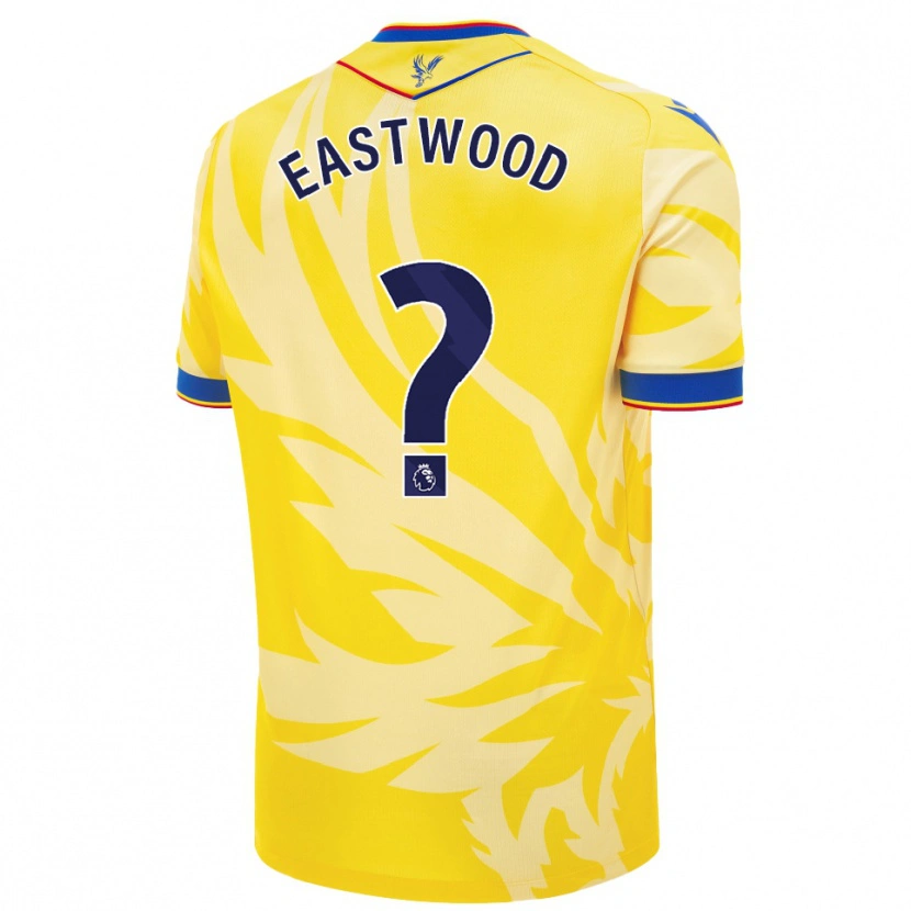 Danxen Mujer Camiseta William Eastwood #0 Amarillo 2ª Equipación 2024/25 La Camisa México