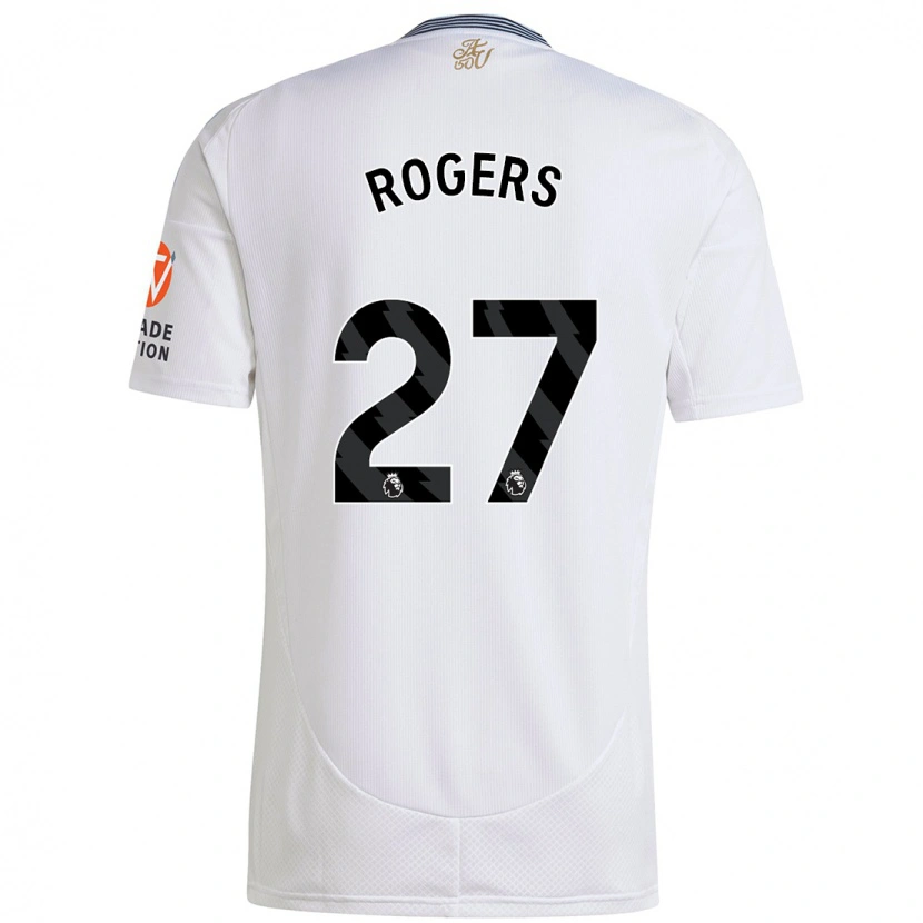 Danxen Mujer Camiseta Morgan Rogers #27 Blanco 2ª Equipación 2024/25 La Camisa México
