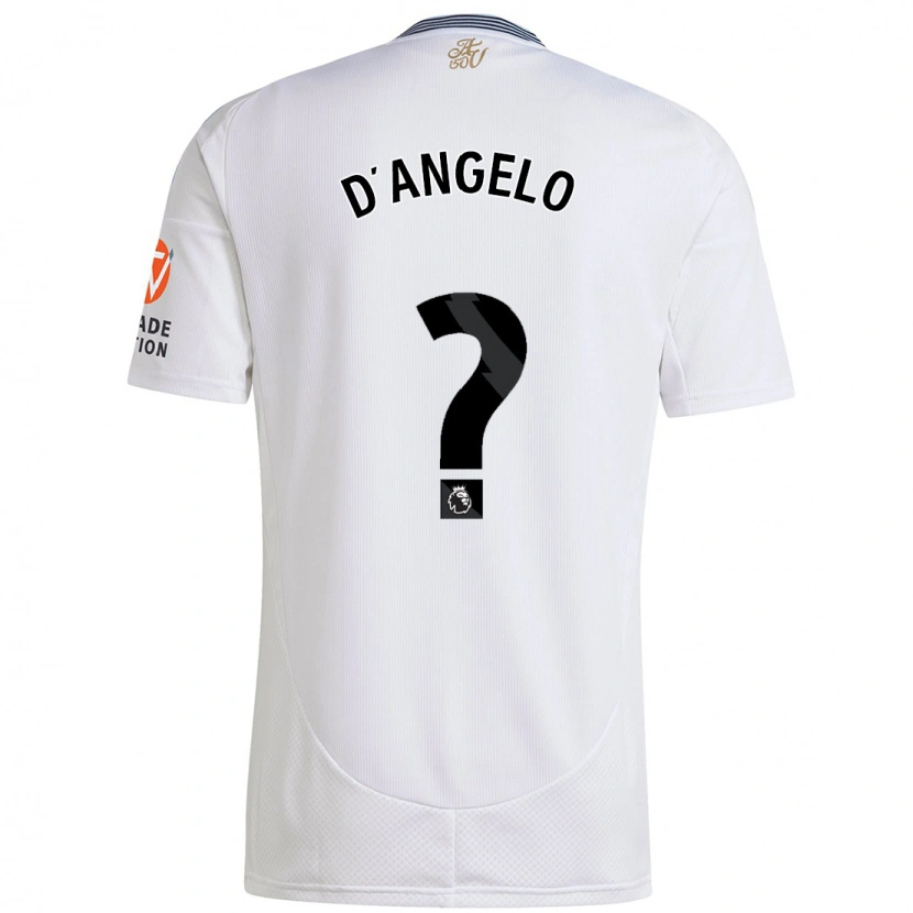 Danxen Mujer Camiseta Sabrina D'angelo #0 Blanco 2ª Equipación 2024/25 La Camisa México