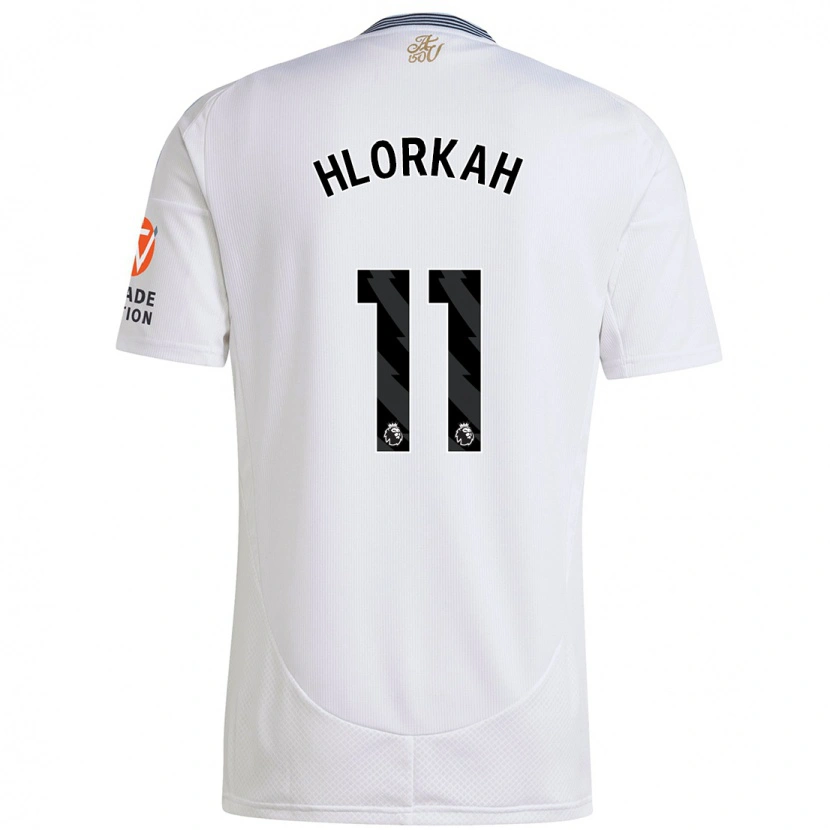 Danxen Mujer Camiseta Chantelle Boye-Hlorkah #11 Blanco 2ª Equipación 2024/25 La Camisa México